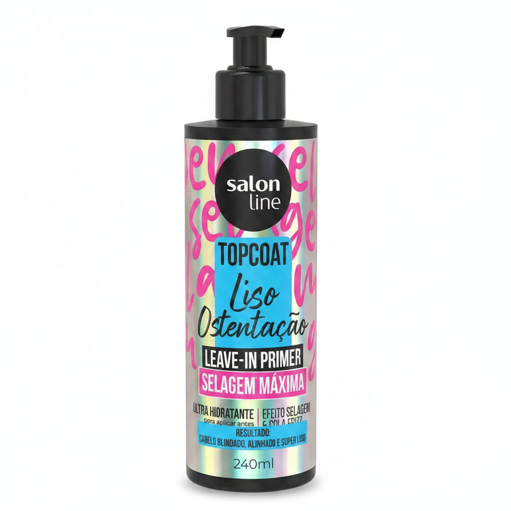 Leave-In Salon Line Top Coat Liso Ostentação 240ml